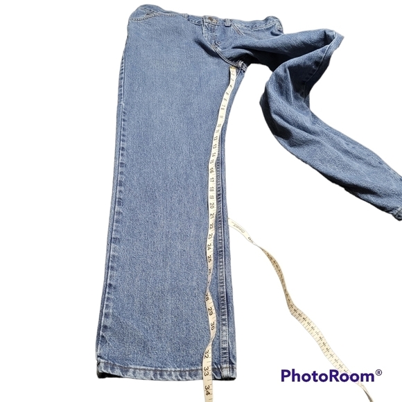 Lee Regular Fit Straight Leg Blue Jeans - Picture 7 of 8